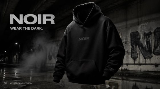 پوستر کمپین مد خیابانی NOIR
