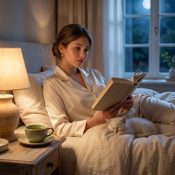 تصویر لحظه‌ای زیبای شب با کیفیت بالا